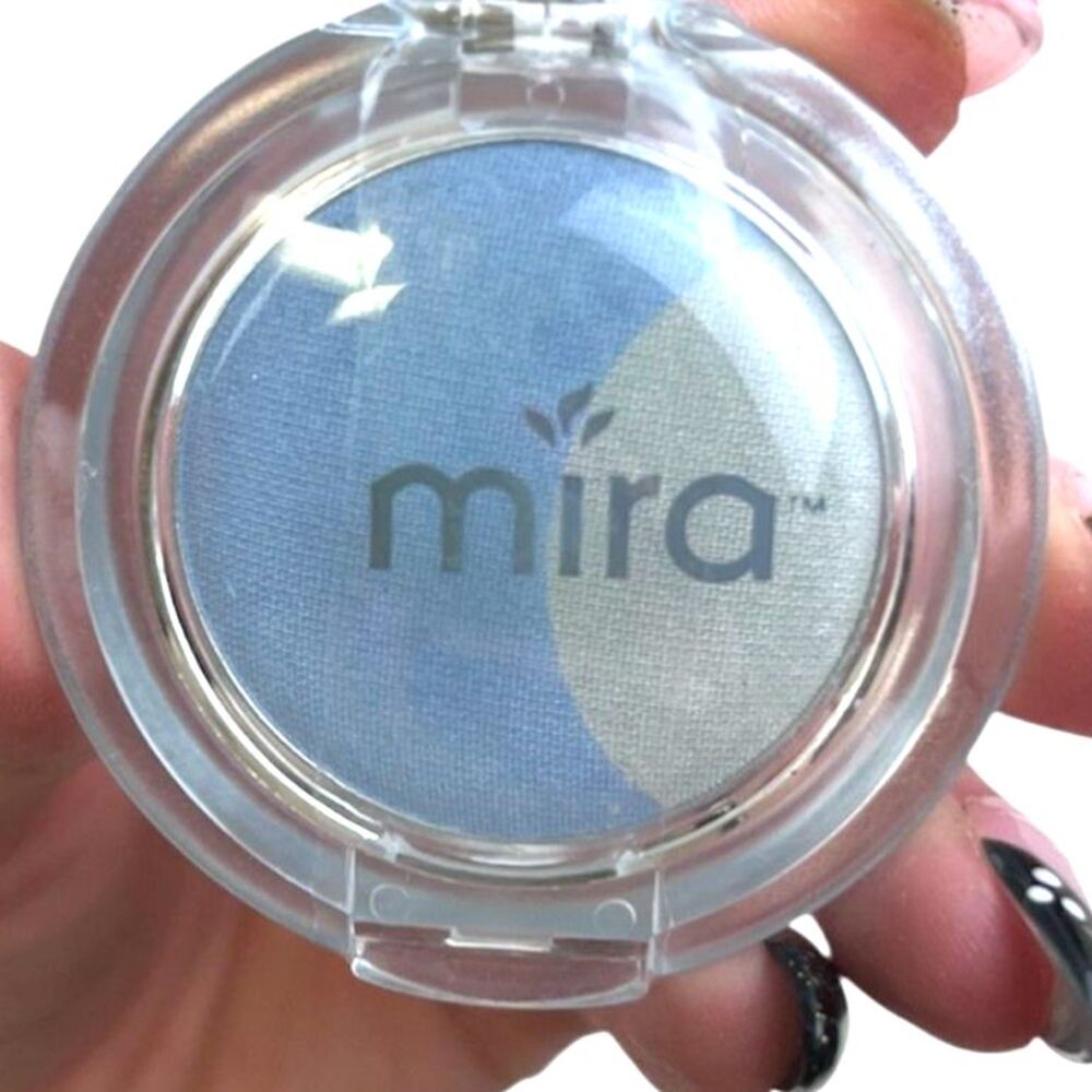 MIRA Color Eclipse Eye Shadow Duo Blue Illusion Shimmer Matte Finish Make Up NEW